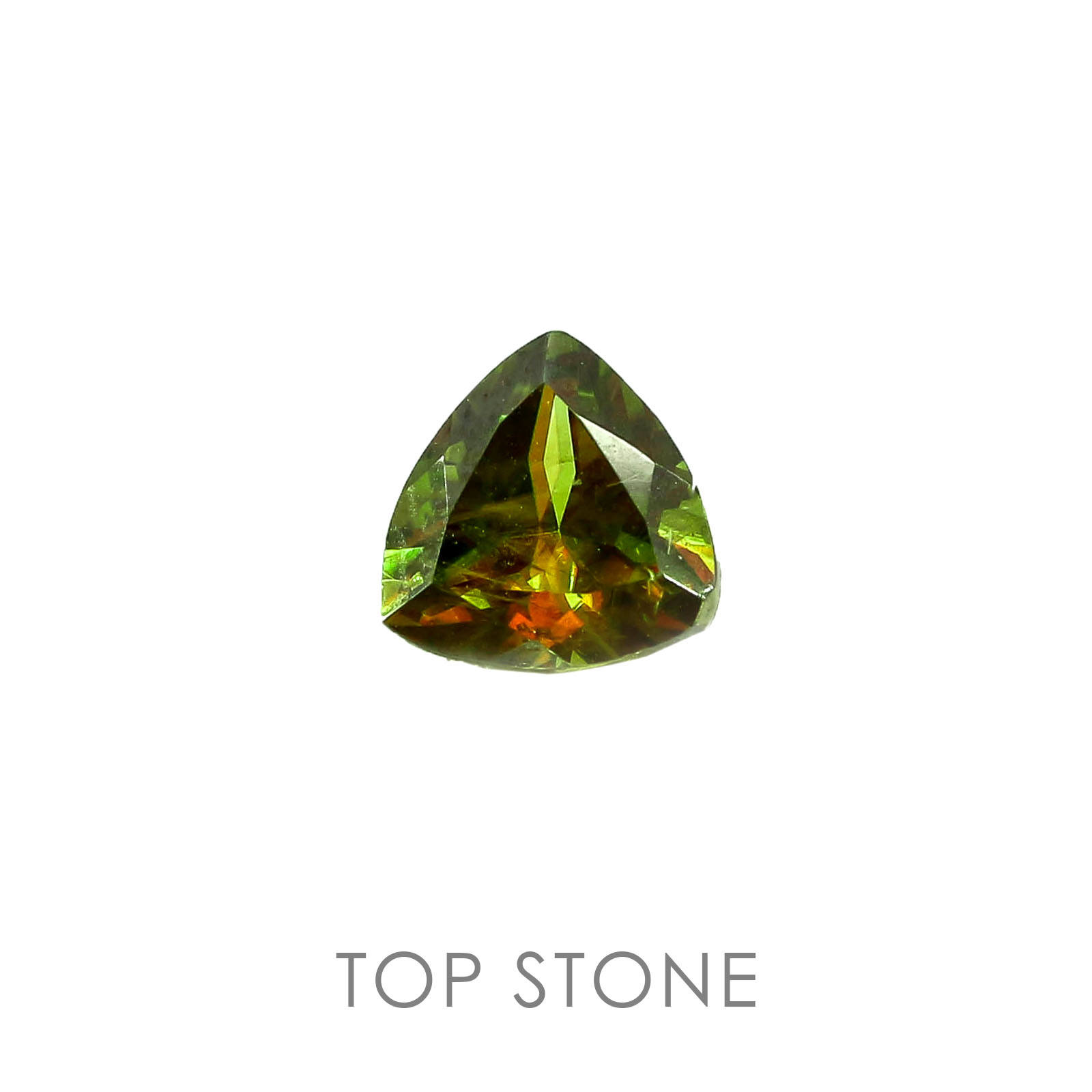 パキスタン産 スフェーン ルース スフェーン パキスタン産 ルース 0.83ct[20062710]5.9×5.8mm前後 | TOP